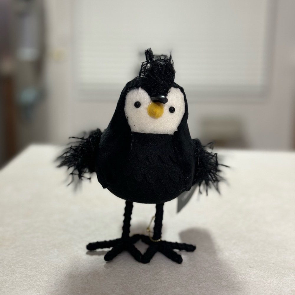 Featherly friends target raven bird